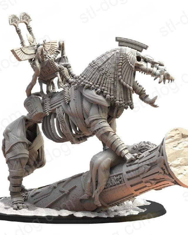 阿孟霍特普 Amenhotep, The Terrible On Ammit 3D打印图纸